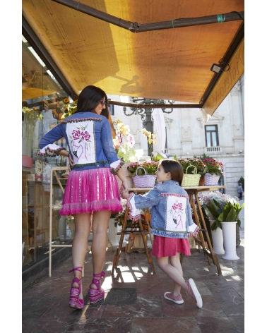 Veste en Jean Fille Flamenco