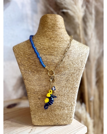 Collar Caballito Azul