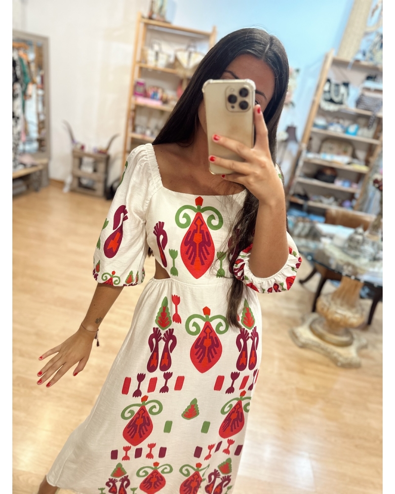 Beige aria dress