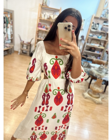 Robe d'aria beige