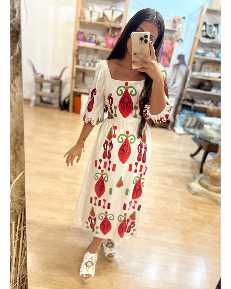Beige aria dress