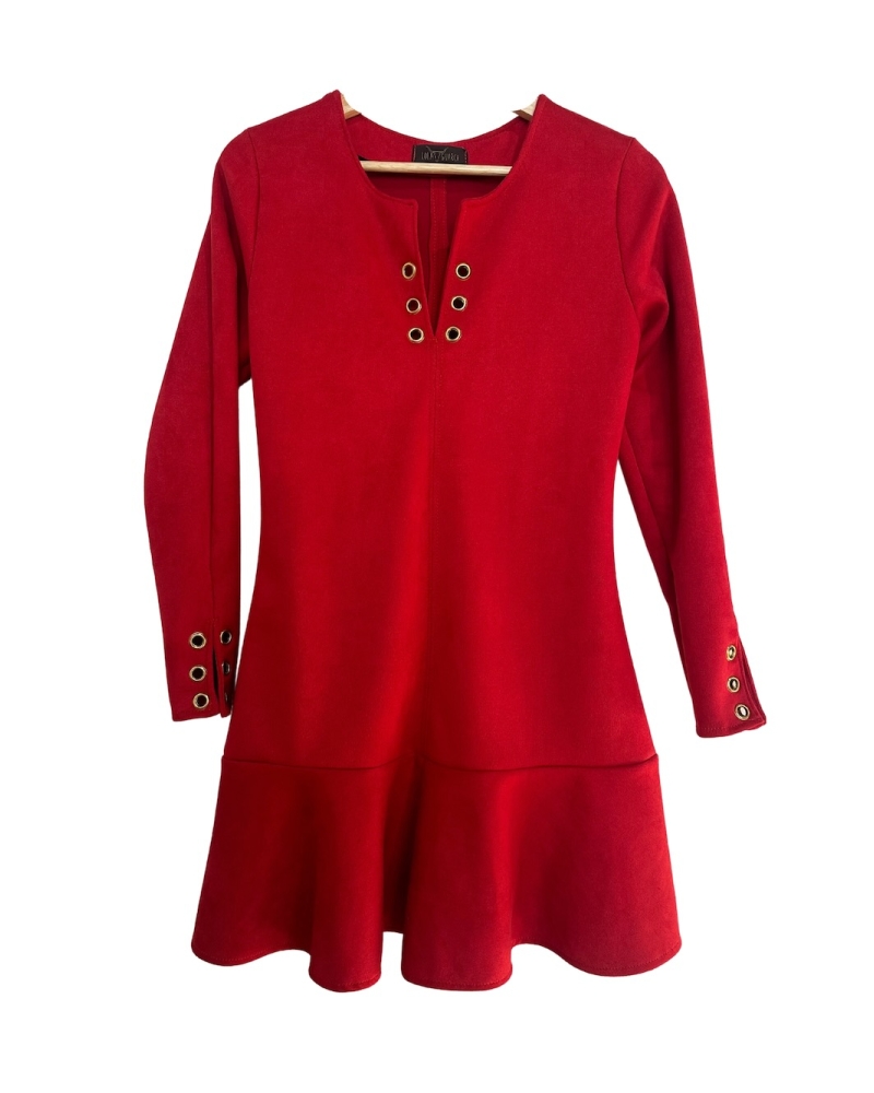 Red Gladiolus Dress