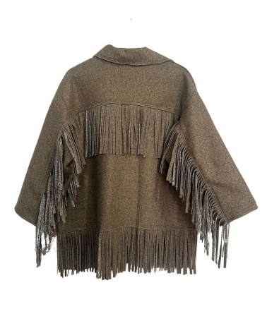 Fringed coat sigh